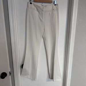 Winter white Caché women’s slacks